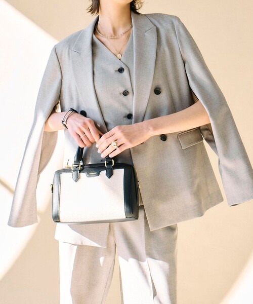 NOLLEY’S（ノーリーズ）の「【SINBONO/シンボノ】 コンビボストンバッグ（ボストンバッグ・レディース・ブラウン/ブラック・FREE）」の20枚目の写真