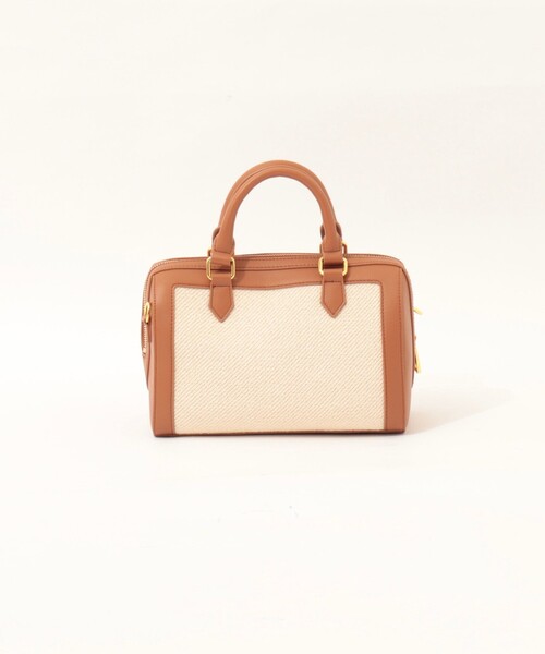 NOLLEY’S（ノーリーズ）の「【SINBONO/シンボノ】 コンビボストンバッグ（ボストンバッグ・レディース・ブラウン/ブラック・FREE）」の5枚目の写真