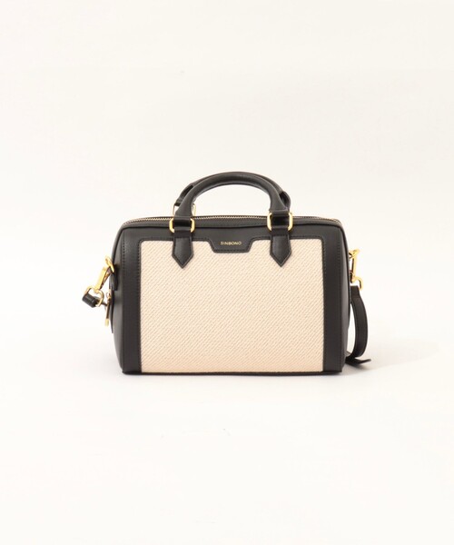 NOLLEY’S（ノーリーズ）の「【SINBONO/シンボノ】 コンビボストンバッグ（ボストンバッグ・レディース・ブラウン/ブラック・FREE）」の7枚目の写真