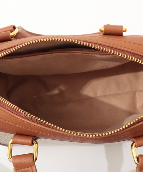 NOLLEY’S（ノーリーズ）の「【SINBONO/シンボノ】 コンビボストンバッグ（ボストンバッグ・レディース・ブラウン/ブラック・FREE）」の11枚目の写真