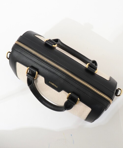 NOLLEY’S（ノーリーズ）の「【SINBONO/シンボノ】 コンビボストンバッグ（ボストンバッグ・レディース・ブラウン/ブラック・FREE）」の17枚目の写真