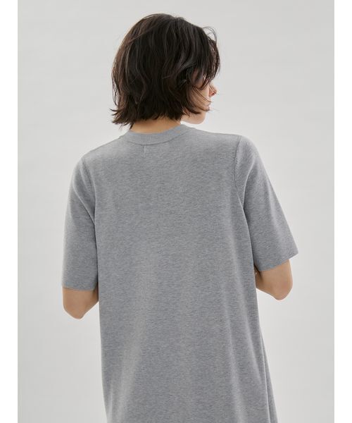 emmi（エミ）の「ニットドッキングワンピース（ワンピース・レディース・その他/ブラック/ライトグレー・1/0）」の7枚目の写真