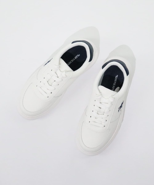 BAYBLO（ベイブロ）の「(AC)【 POLOCHAMPS 】【レディース】ワンポイント刺繍 ローカット ベーシック 厚底スニーカー（スニーカー・レディース・ホワイト×ネイビー/ブラック/ホワイト×シルバー・24.5cm/24.0cm/23.5cm/23.0cm）」の7枚目の写真