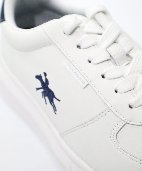 BAYBLO（ベイブロ）の「(AC)【 POLOCHAMPS 】【レディース】ワンポイント刺繍 ローカット ベーシック 厚底スニーカー（スニーカー・レディース・ホワイト×ネイビー/ブラック/ホワイト×シルバー・24.5cm/24.0cm/23.5cm/23.0cm）」の11枚目の写真