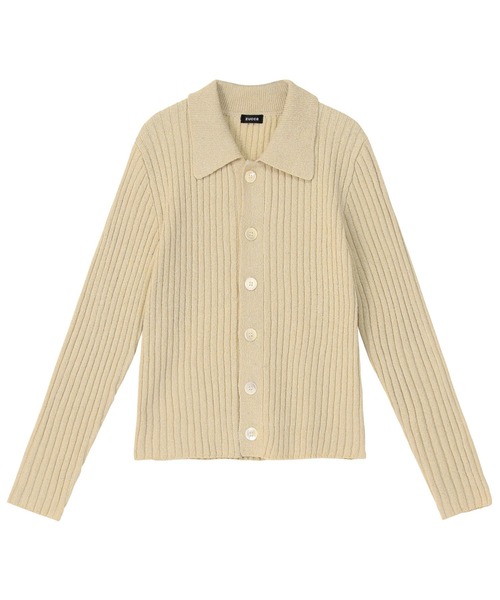 ZUCCa（ズッカ）の「SILK NOIL / カーディガン / P（カーディガン/ボレロ・レディース・ブラック/オフホワイト・M size）」の11枚目の写真