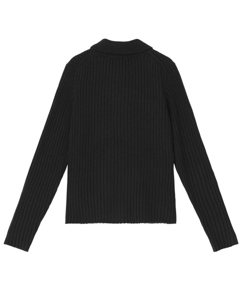 ZUCCa（ズッカ）の「SILK NOIL / カーディガン / P（カーディガン/ボレロ・レディース・ブラック/オフホワイト・M size）」の12枚目の写真