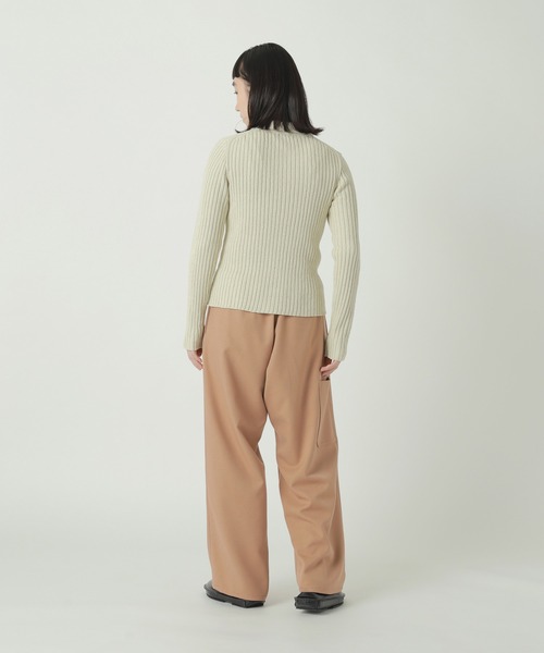 ZUCCa（ズッカ）の「SILK NOIL / カーディガン / P（カーディガン/ボレロ・レディース・ブラック/オフホワイト・M size）」の6枚目の写真