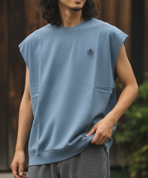 BANKS(バンクス)の「SS TEE/BANKS JOURNAL(バンクスジャーナル)ニットベスト(ベスト・メンズ・ブルー・MEDIUM/LARGE/X-LARGE)」の1枚目の写真