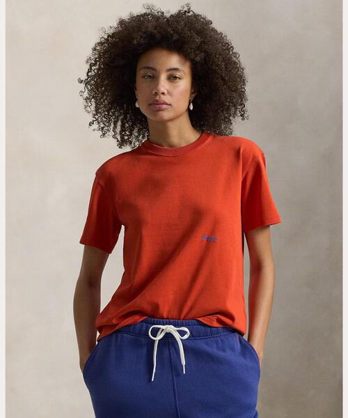 Big Pony コットン クルーネック Tシャツ（Tシャツ/カットソー）｜POLO