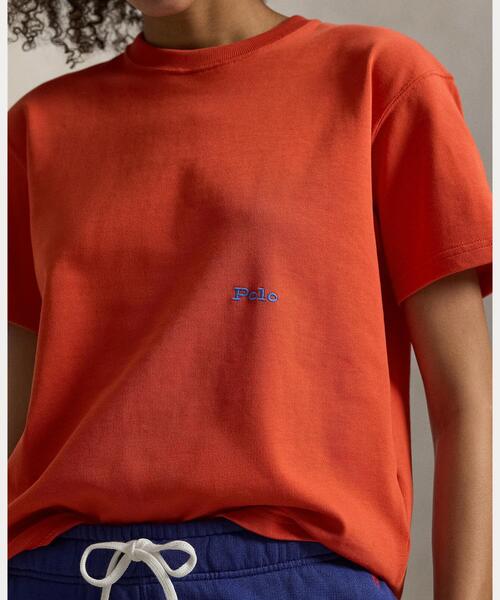 POLO RALPH LAUREN(ポロ ラルフ ローレン)の「Big Pony コットン クルーネック Tシャツ(Tシャツ/カットソー・レディース・オレンジ・L/M/S/XL/XS)」の5枚目の写真