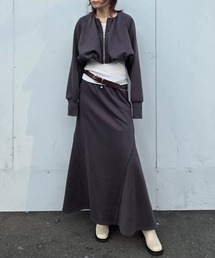 Ameri（アメリ）の「BALLOON SWEAT TOP WITH SKIRT（セットアップ）」