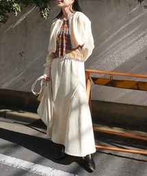 Ameri（アメリ）の「BALLOON SWEAT TOP WITH SKIRT（セットアップ）」