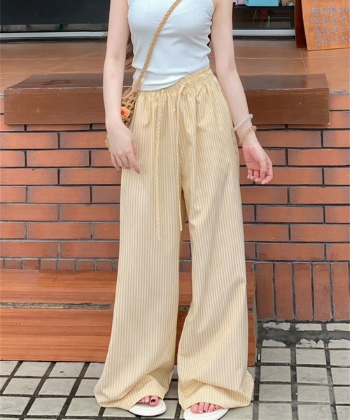 shyam inspiration(シャムインスピレーション)の「ストライプイージーパンツ(その他パンツ・レディース・ブルー/ピンク/イエロー・MEDIUM/LARGE)」の20枚目の写真