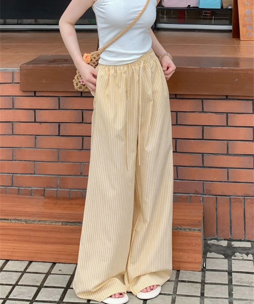 shyam inspiration(シャムインスピレーション)の「ストライプイージーパンツ(その他パンツ・レディース・ブルー/ピンク/イエロー・MEDIUM/LARGE)」の19枚目の写真