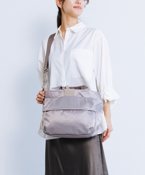 Kanana project(カナナプロジェクト)の「トートバッグ PJ16-2nd 7L B5サイズ 2way 20143(トートバッグ・レディース・ブラック/ピンク系その他/グレイッシュベージュ・FREE)」の3枚目の写真