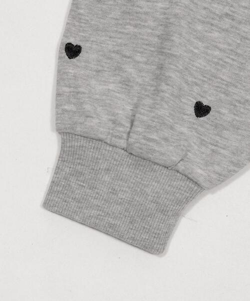 WEGO(ウィゴー)の「WEGO/【26年春新作】ハート総柄刺繍スウェット(スウェット・レディース・サックスブルー/杢グレー・FREE)」の20枚目の写真