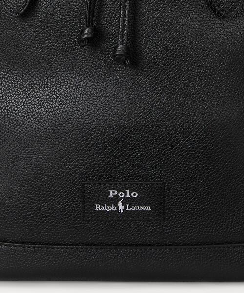 POLO RALPH LAUREN(ポロ ラルフ ローレン)の「ペブルド レザー バックパック(バックパック/リュック・メンズ・ブラック系1・ONE)」の5枚目の写真