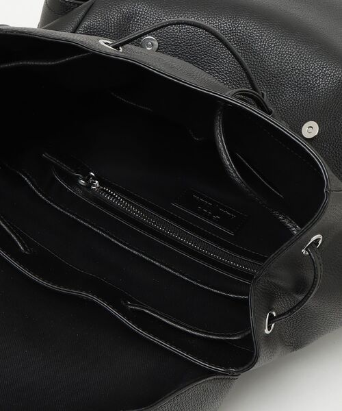 POLO RALPH LAUREN(ポロ ラルフ ローレン)の「ペブルド レザー バックパック(バックパック/リュック・メンズ・ブラック系1・ONE)」の9枚目の写真