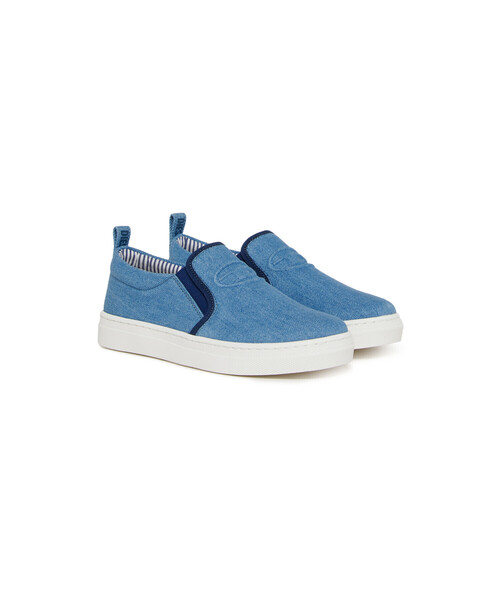 DIESEL(ディーゼル)の「キッズ スリッポン S-SLIPGAB(スニーカー・キッズ・アイボリー/ライトインディゴブルー/ブラック・35/34/33/31/30/28/29/37/38/36/32)」の17枚目の写真