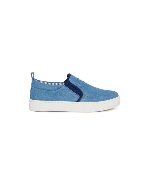 DIESEL(ディーゼル)の「キッズ スリッポン S-SLIPGAB(スニーカー・キッズ・アイボリー/ライトインディゴブルー/ブラック・35/34/33/31/30/28/29/37/38/36/32)」の18枚目の写真