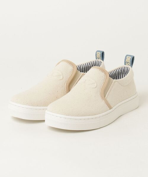 DIESEL(ディーゼル)の「キッズ スリッポン S-SLIPGAB(スニーカー・キッズ・アイボリー/ライトインディゴブルー/ブラック・35/34/33/31/30/28/29/37/38/36/32)」の4枚目の写真