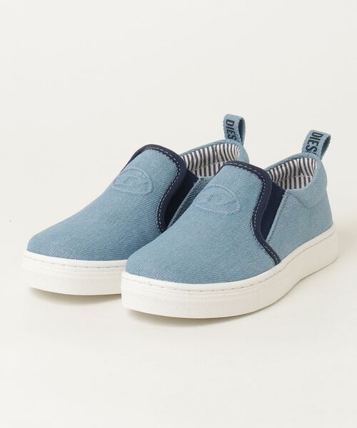 DIESEL(ディーゼル)の「キッズ スリッポン S-SLIPGAB(スニーカー・キッズ・アイボリー/ライトインディゴブルー/ブラック・35/34/33/31/30/28/29/37/38/36/32)」の12枚目の写真