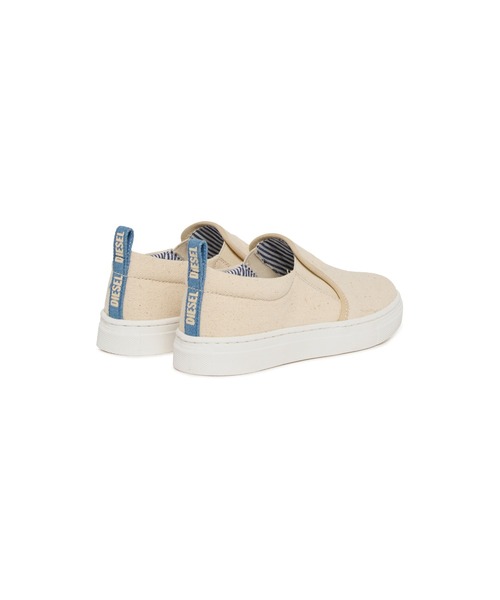 DIESEL(ディーゼル)の「キッズ スリッポン S-SLIPGAB(スニーカー・キッズ・アイボリー/ライトインディゴブルー/ブラック・35/34/33/31/30/28/29/37/38/36/32)」の6枚目の写真