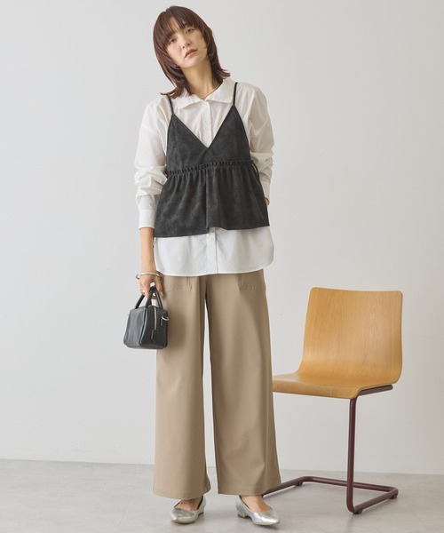 AMERICAN HOLIC（アメリカンホリック）の「レザーライクビスチェ（ベスト・レディース・ブラック/キャメル/ブラウン・FREE）」の11枚目の写真