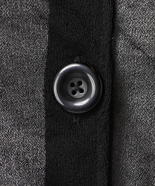 journal standard L'essage（ジャーナルスタンダードレサージュ）の「【JANE SMITH/ジェーンスミス】16G SHEER SHORTカーディガン（カーディガン/ボレロ・レディース・ブラック/ブルー・38）」の7枚目の写真