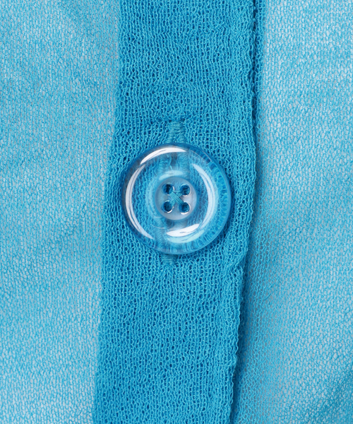 journal standard L'essage（ジャーナルスタンダードレサージュ）の「【JANE SMITH/ジェーンスミス】16G SHEER SHORTカーディガン（カーディガン/ボレロ・レディース・ブラック/ブルー・38）」の10枚目の写真