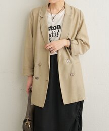 Omekashi（オメカシ）の「シアーメッシュジャケット（テーラードジャケット）」