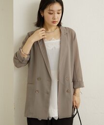 Omekashi | シアーメッシュジャケット(テーラードジャケット)
