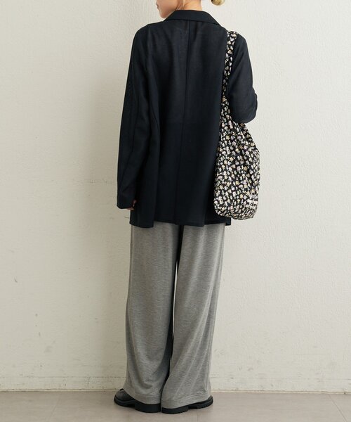 Omekashi（オメカシ）の「シアーメッシュジャケット（テーラードジャケット・レディース・カーキ/ベージュ/ブラック・FREE）」の6枚目の写真