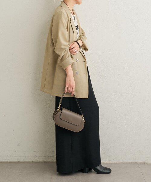 Omekashi（オメカシ）の「シアーメッシュジャケット（テーラードジャケット・レディース・カーキ/ベージュ/ブラック・FREE）」の20枚目の写真