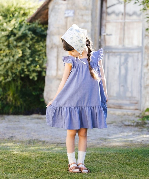 リトルクローゼット 水色ワンピース Little s.t by s.t.closet｜リトルエスティークローゼットのドレス