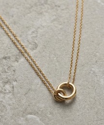 STYLE DELI（スタイルデリ）の「【DELI by】ダブルリングモチーフステンレスネックレス（ネックレス）」