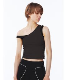 Layered Tank Top Black