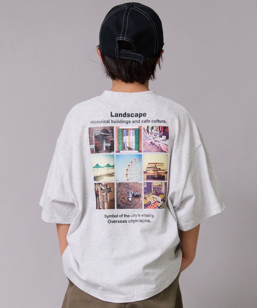 PAIRMANON STREET（ペアマノンストリート）の「【綿100%】フォト ロゴ グラフィック 半袖 T【PAIRMANON STREET】（Tシャツ/カットソー・キッズ・ホワイト系その他/パープル/イエロー/ブラック/オフホワイト/グレー/ブラック系その他・160/100/150/140/120/110/90/130）」の5枚目の写真