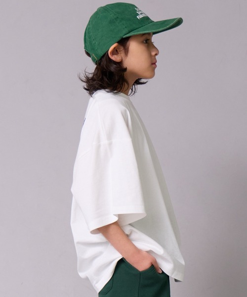 PAIRMANON STREET（ペアマノンストリート）の「【綿100%】フォト ロゴ グラフィック 半袖 T【PAIRMANON STREET】（Tシャツ/カットソー・キッズ・ホワイト系その他/パープル/イエロー/ブラック/オフホワイト/グレー/ブラック系その他・160/100/150/140/120/110/90/130）」の12枚目の写真