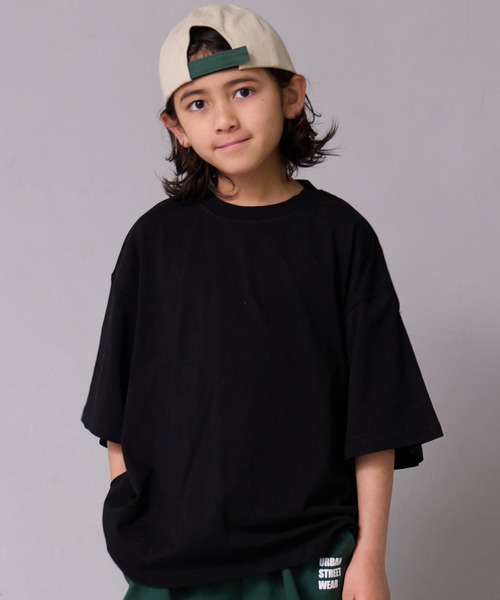 PAIRMANON STREET（ペアマノンストリート）の「【綿100%】フォト ロゴ グラフィック 半袖 T【PAIRMANON STREET】（Tシャツ/カットソー・キッズ・ホワイト系その他/パープル/イエロー/ブラック/オフホワイト/グレー/ブラック系その他・160/100/150/140/120/110/90/130）」の14枚目の写真