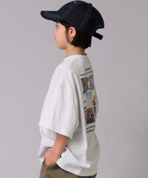 PAIRMANON STREET（ペアマノンストリート）の「【綿100%】フォト ロゴ グラフィック 半袖 T【PAIRMANON STREET】（Tシャツ/カットソー・キッズ・ホワイト系その他/パープル/イエロー/ブラック/オフホワイト/グレー/ブラック系その他・160/100/150/140/120/110/90/130）」の21枚目の写真