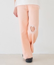 coca（coca）（コカ）の「キッズ　デニムフリルハートパンツ（デニムパンツ）」