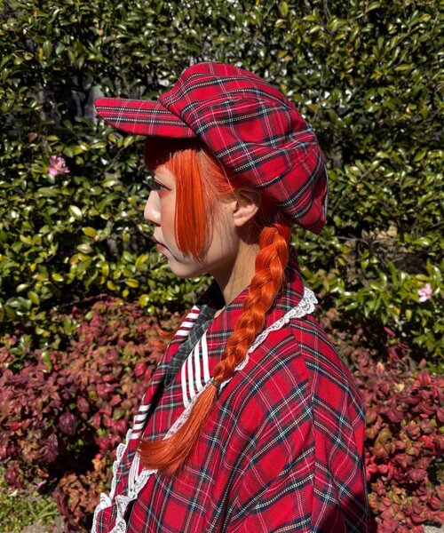 CIAOPANIC(チャオパニック)の「【I’m×CIAOPANIC】レトロタイムスリップキャスケット(キャップ・レディース・イエロー/レッド・ONE SIZE)」の16枚目の写真