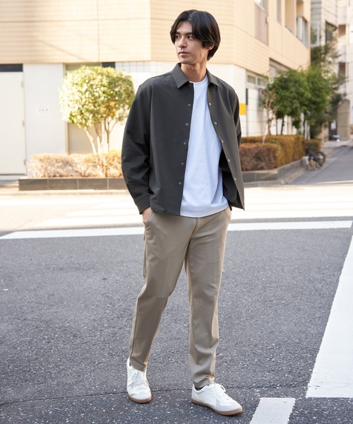 ikka(イッカ)の「【雑誌MonoMax5月号掲載】イージケアサッカースナップシャウター「小泉孝太郎さん着用モデル」(ブルゾン・メンズ・ブルー/ベージュ/グレー/ネイビー・M/L/XL/S)」の7枚目の写真