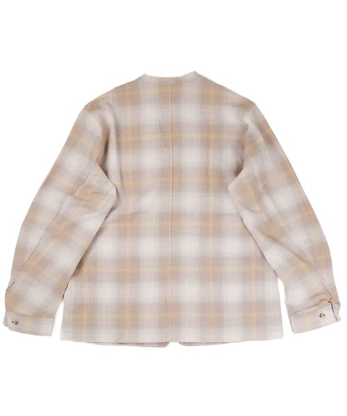 PENDLETON（ペンドルトン）の「【SE1】【PENDLETON/ペンドルトン】 4475-7003 COLLARLESS TOPSTAR JACKET（ノーカラージャケット・メンズ・Beige・M/L）」の14枚目の写真