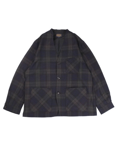 PENDLETON(ペンドルトン)の「【SE1】【PENDLETON/ペンドルトン】 4475-7003 COLLARLESS TOPSTAR JACKET(ノーカラージャケット・メンズ・Beige・M/L)」の17枚目の写真
