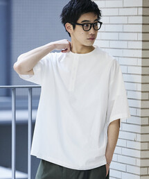 限定展開 Relax Fit リラックスフィット ヘンリーネック プルオーバーシャツ
