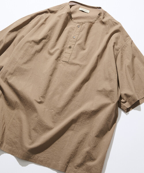 FREAK'S STORE(フリークスストア)の「限定展開 Relax Fit リラックスフィット ヘンリーネック プルオーバーシャツ(シャツ/ブラウス・メンズ・ホワイト/チャコールグレー/ブラウン/ブラック/ベージュ・MEDIUM/SMALL/LARGE)」の17枚目の写真