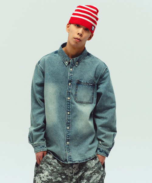 WKNDRS(ウィーキャンドース)の「VINTAGE WASHED SHIRT (DENIM)(シャツ/ブラウス・レディース・その他・MEDIUM/LARGE/X-LARGE)」の7枚目の写真