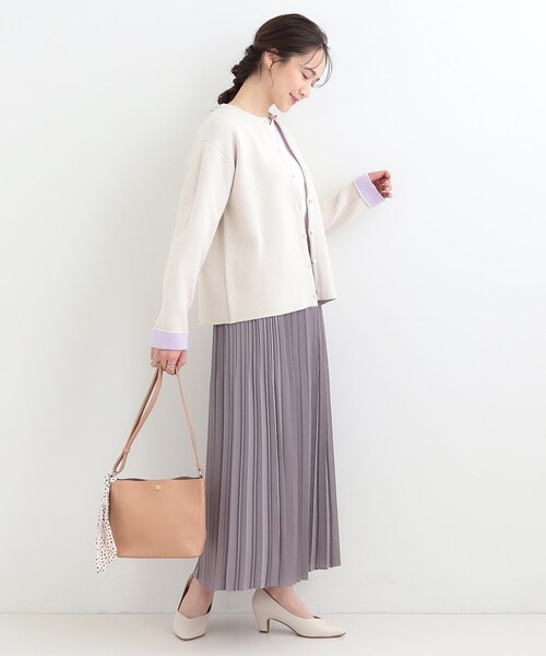 SHOO・LA・RUE（シューラルー）の「スカーフ付きショルダーバッグ（ショルダーバッグ・レディース・ライトベージュ/ブラック/ピンク系・00）」の9枚目の写真